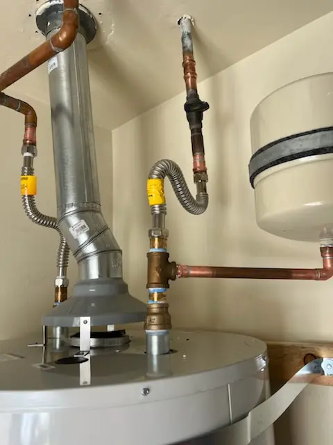 Water heater installation and plumbing repair in Brackenville